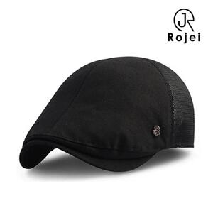 [로제이] 남여공용 포인트 매쉬 헌팅캡 모자 RHO090_BL
