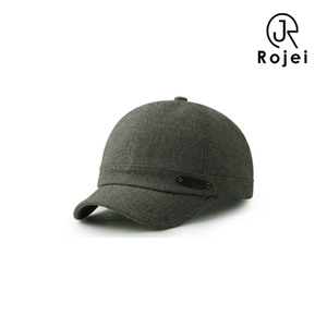 [로제이] 남여공용 숏챙 캐주얼 피넛캡 볼캡 모자 RHO324_BR