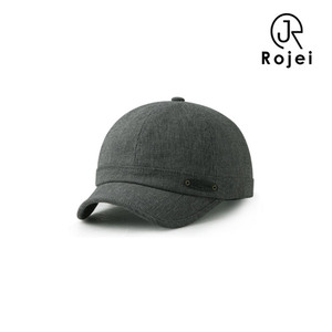 [로제이] 남여공용 숏챙 캐주얼 피넛캡 볼캡 모자 RHO324_BL
